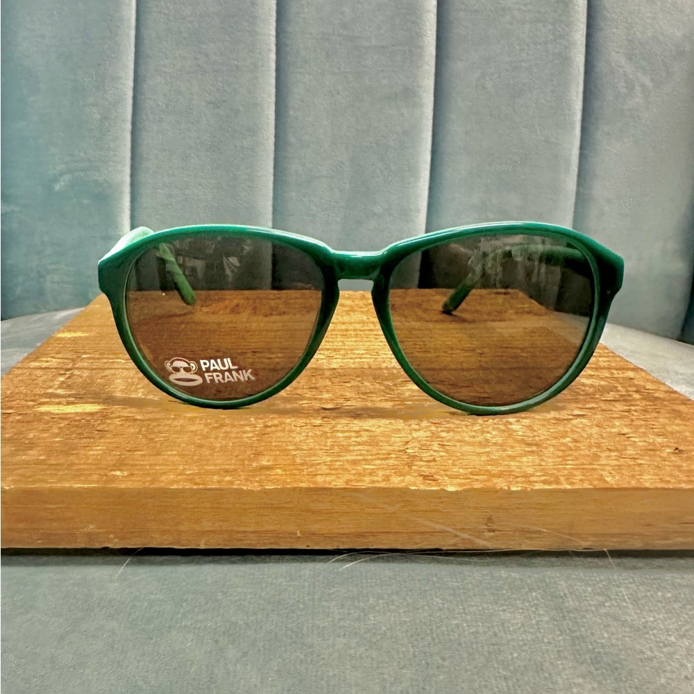 Brand New Paul Frank “Dance Dance Dance!” Aqua Green Oversized Sunglasses